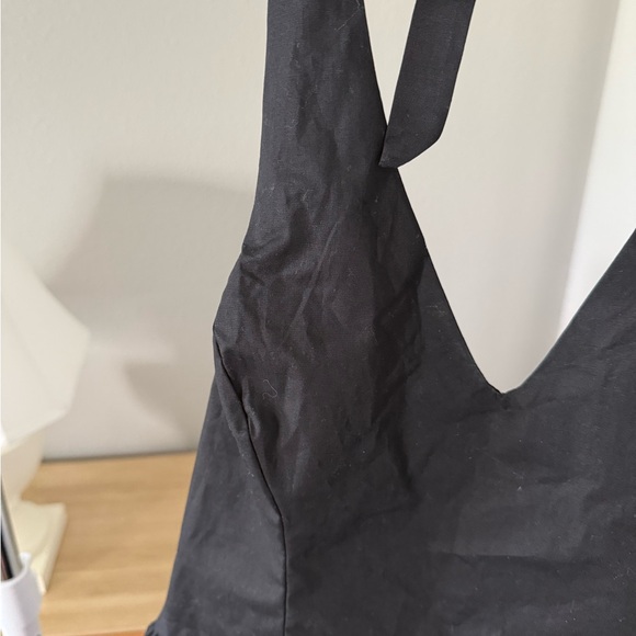 NEW Wild Fable Black Halter Mini Dress Size M - Picture 5 of 11